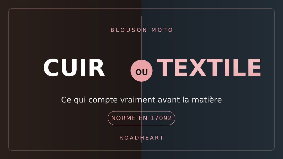Cuir ou textile : quel blouson moto choisir ?