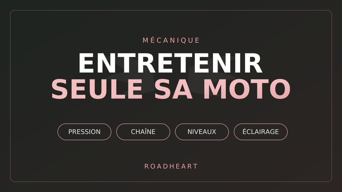 Entretenir seule sa moto : les gestes simples et les bons plans
