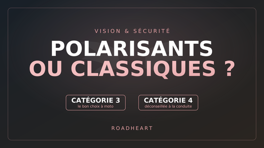 Verres polarisants ou classiques à moto : que choisir ?